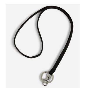 Vera Bradley Microfiber Lanyard (black) - NWT
